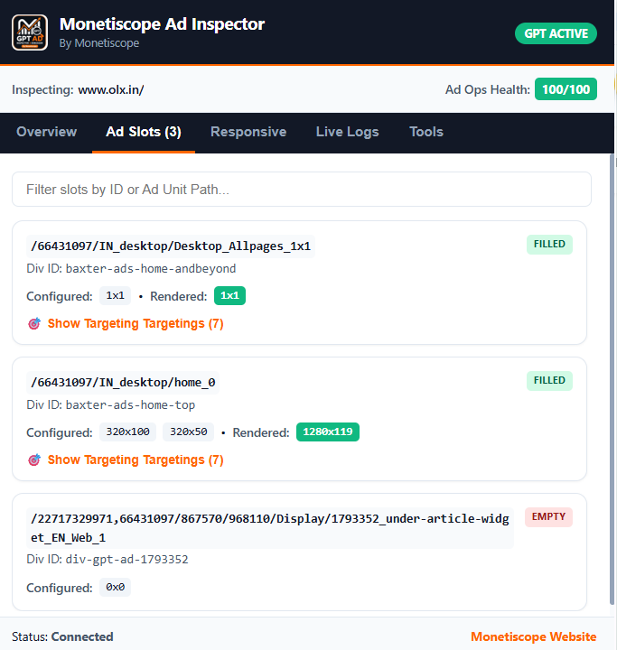 Responsive Testing
