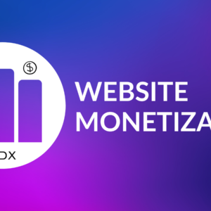 Website monetization via ad exchange (adx)