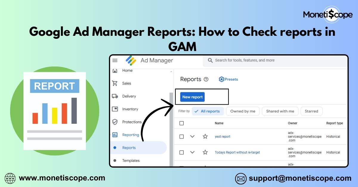 Google Ad Manager Reports: How to Check reports in GAM