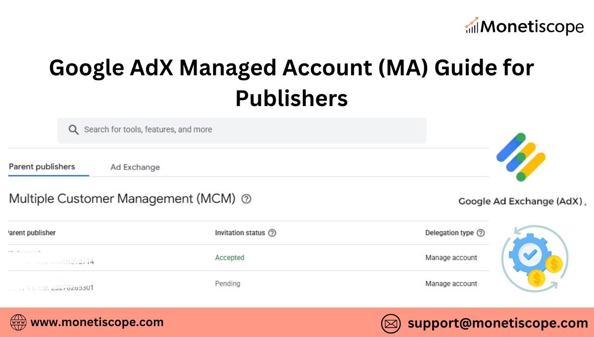 Google AdX Managed Account Guide for Publishers