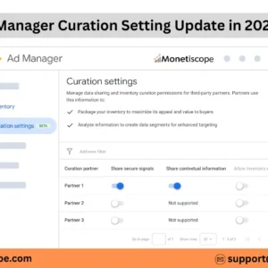 Google Ad Manager Curation Setting Update in 2025