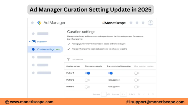 Google Ad Manager Curation Setting Update in 2025