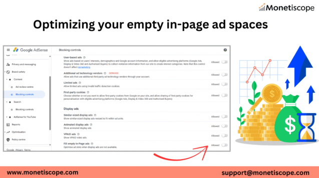 Optimizing your empty in-page ad spaces New Adsense Update 2025