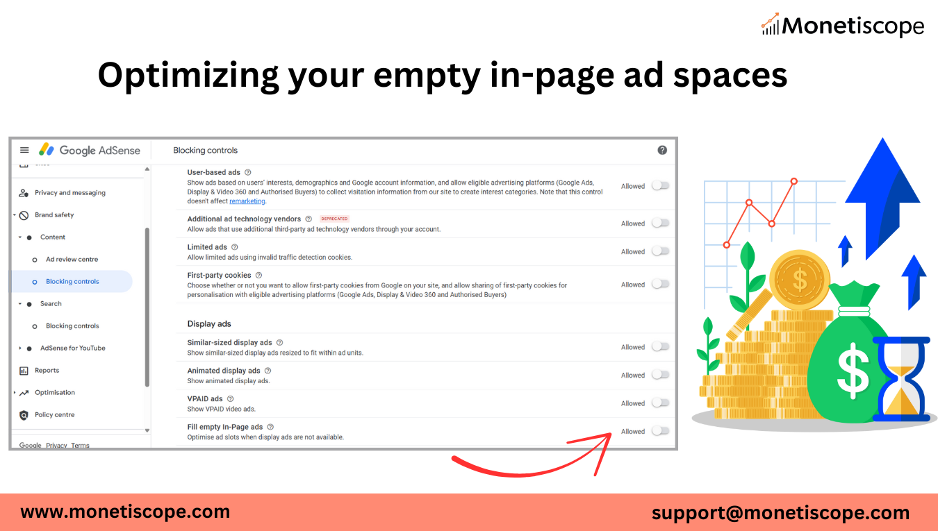 Optimizing your empty in-page ad spaces New Adsense Update 2025