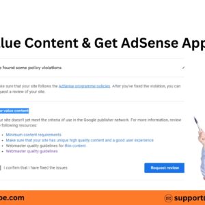 How to Fix Low Value and Minimum Content Violation