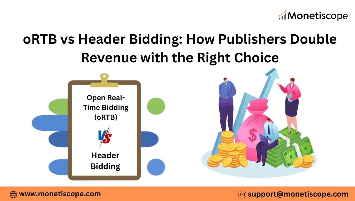oRTB vs Header Bidding: The Secret Source Behind 2X Website Revenue (And Why Monetiscope Wins)