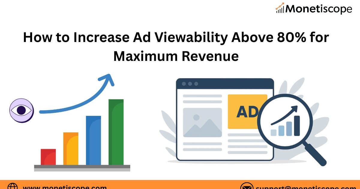 How to Increase Ad Viewability Above 80% for Maximum Revenue