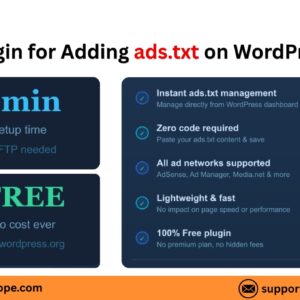 Best Plugin for Adding ads.txt on WordPress Sites