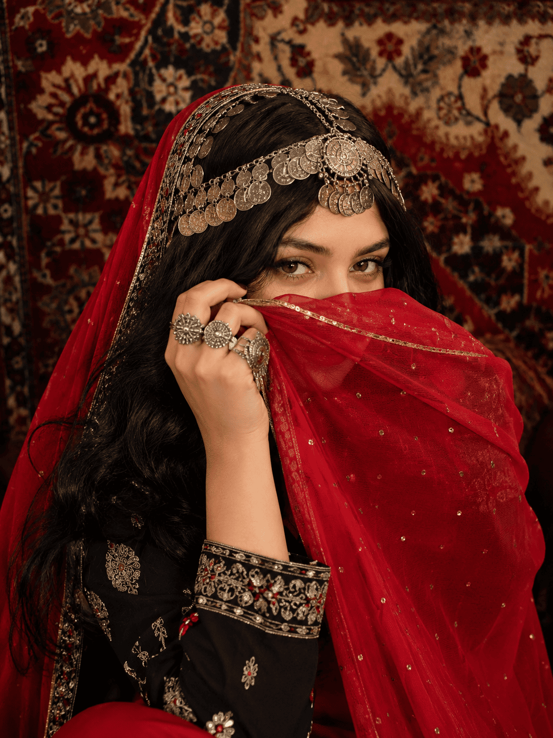 Afghan Kashmiri Woman Portrait – AI Image Prompt
