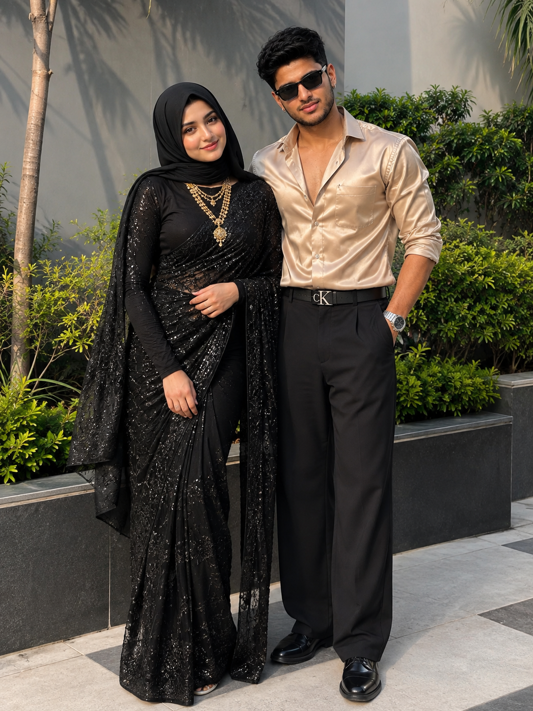 Muslim Couple Outdoor Photography Prompt