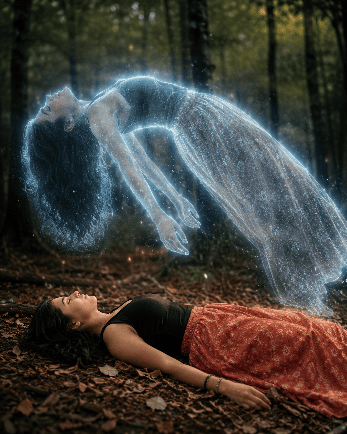 Mystical Forest Spirit Portrait Prompt for girl