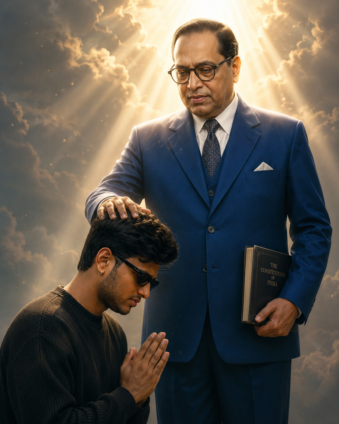 Blessed By Baba Saheb Ambedkar Prompt