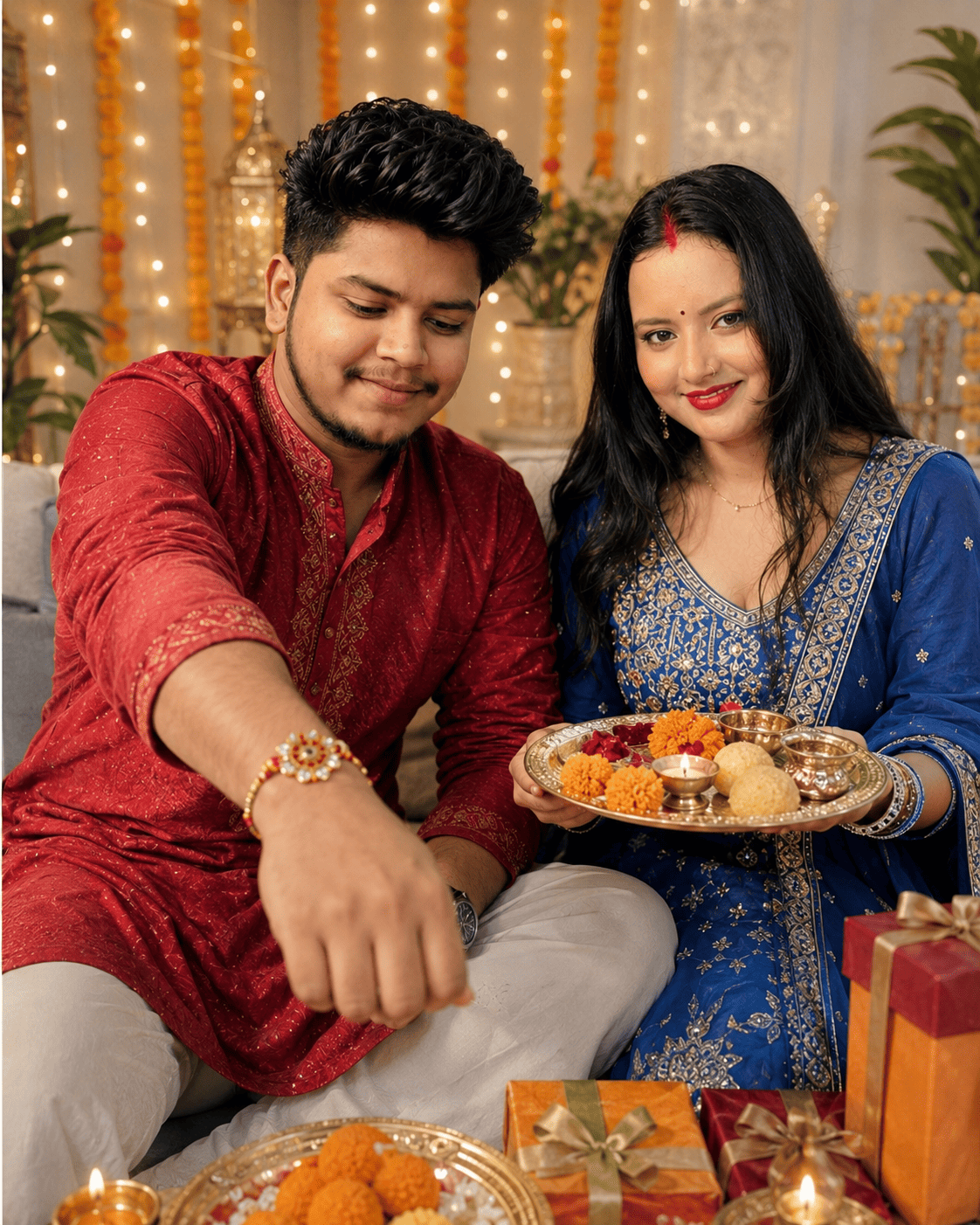Raksha Bandhan AI Photo Prompt