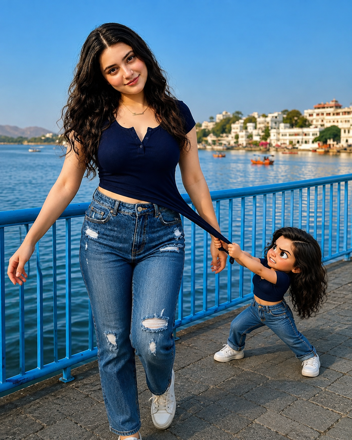 Mini Me Clothing Pull AI Photo Prompt