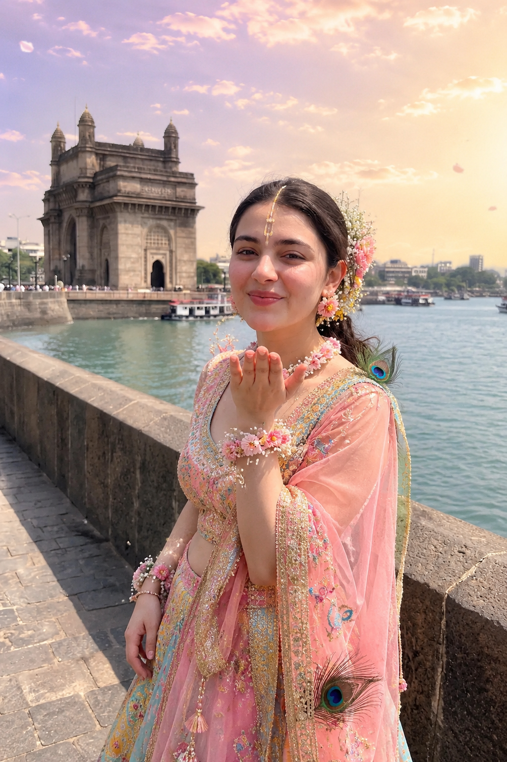 Radha Rani Traditional Look AI Photo Editing Prompt