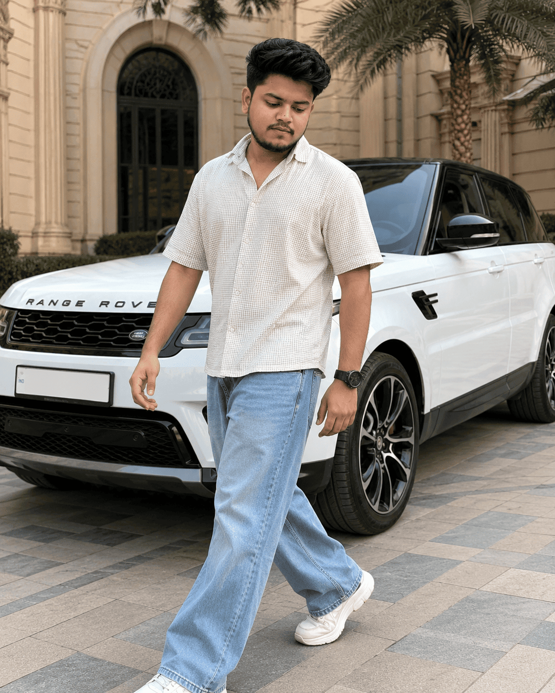 Luxury Car Street Style AI Photo Prompt