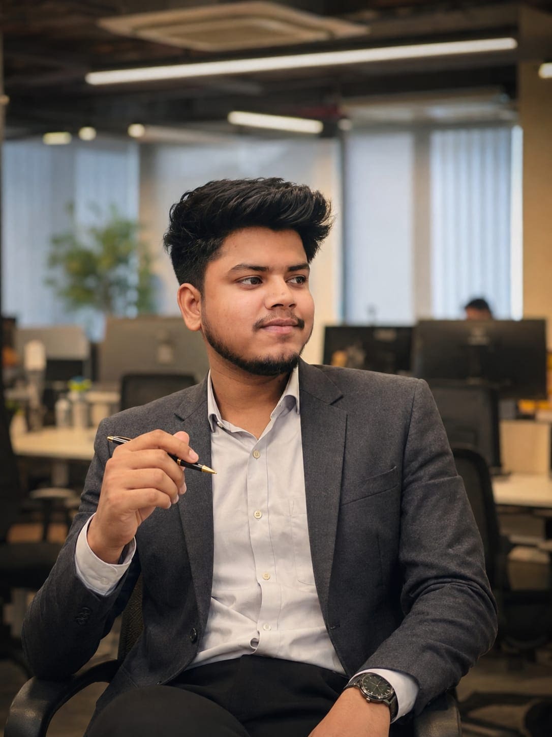 Chill Mode Office Portrait