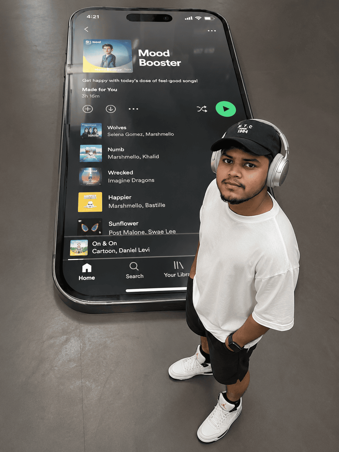 Giant iPhone 16 Photoshoot Prompt