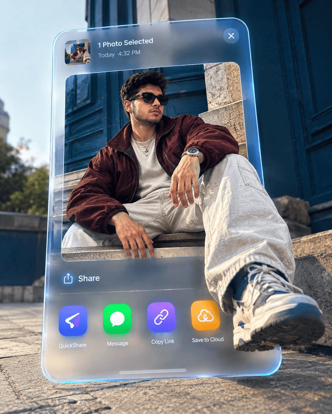 3D Pop Out Photo Sharing Prompt