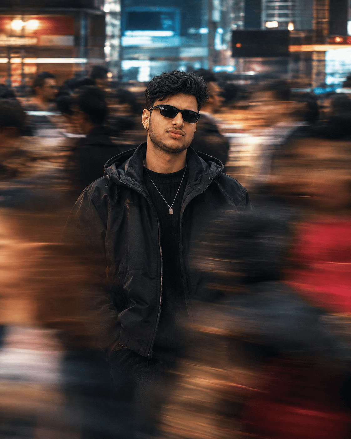 Stillness in Motion Cinematic Portrait Prompt