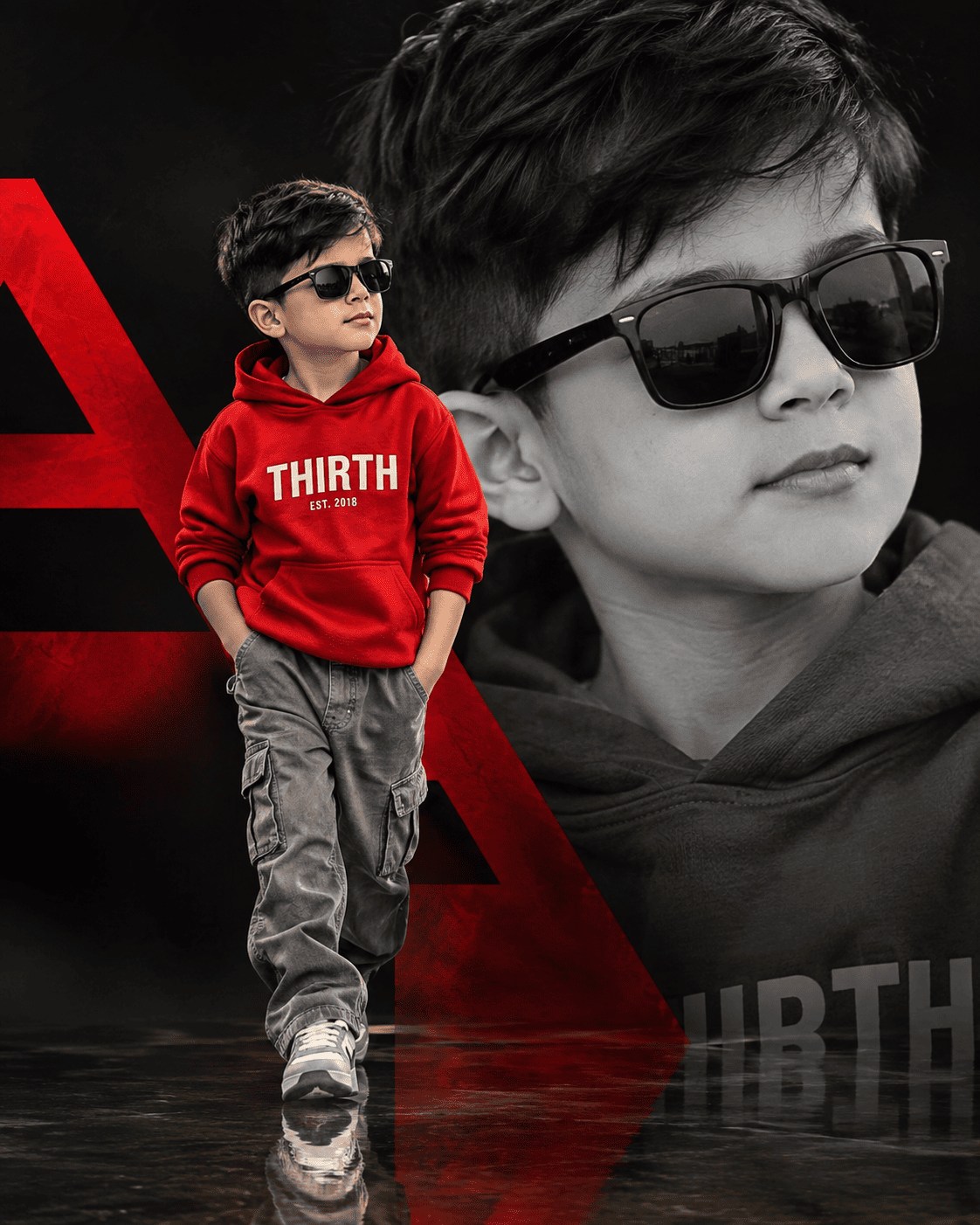 Kids Fashion Poster Prompt