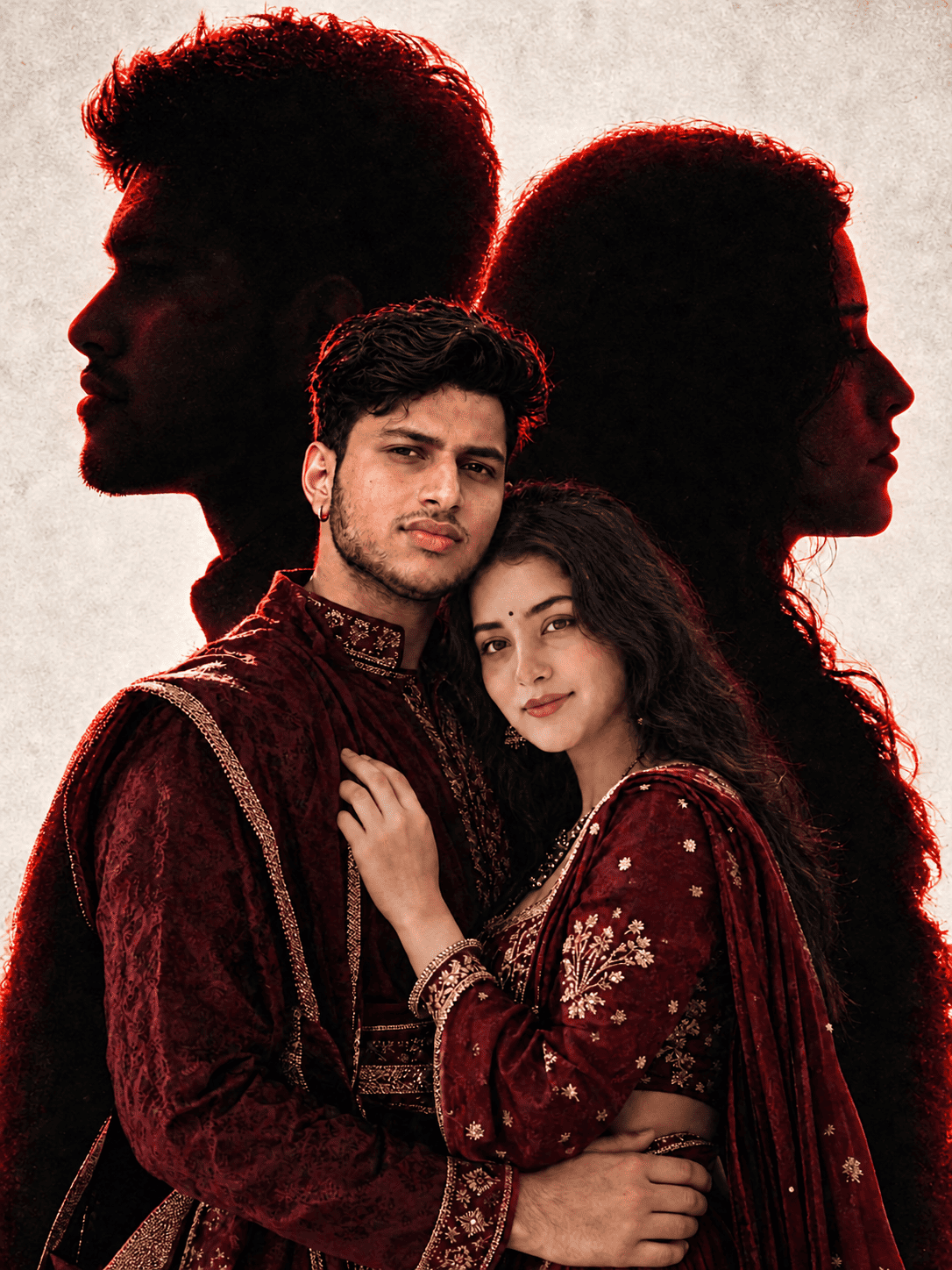 Double Exposure Couple Prompt