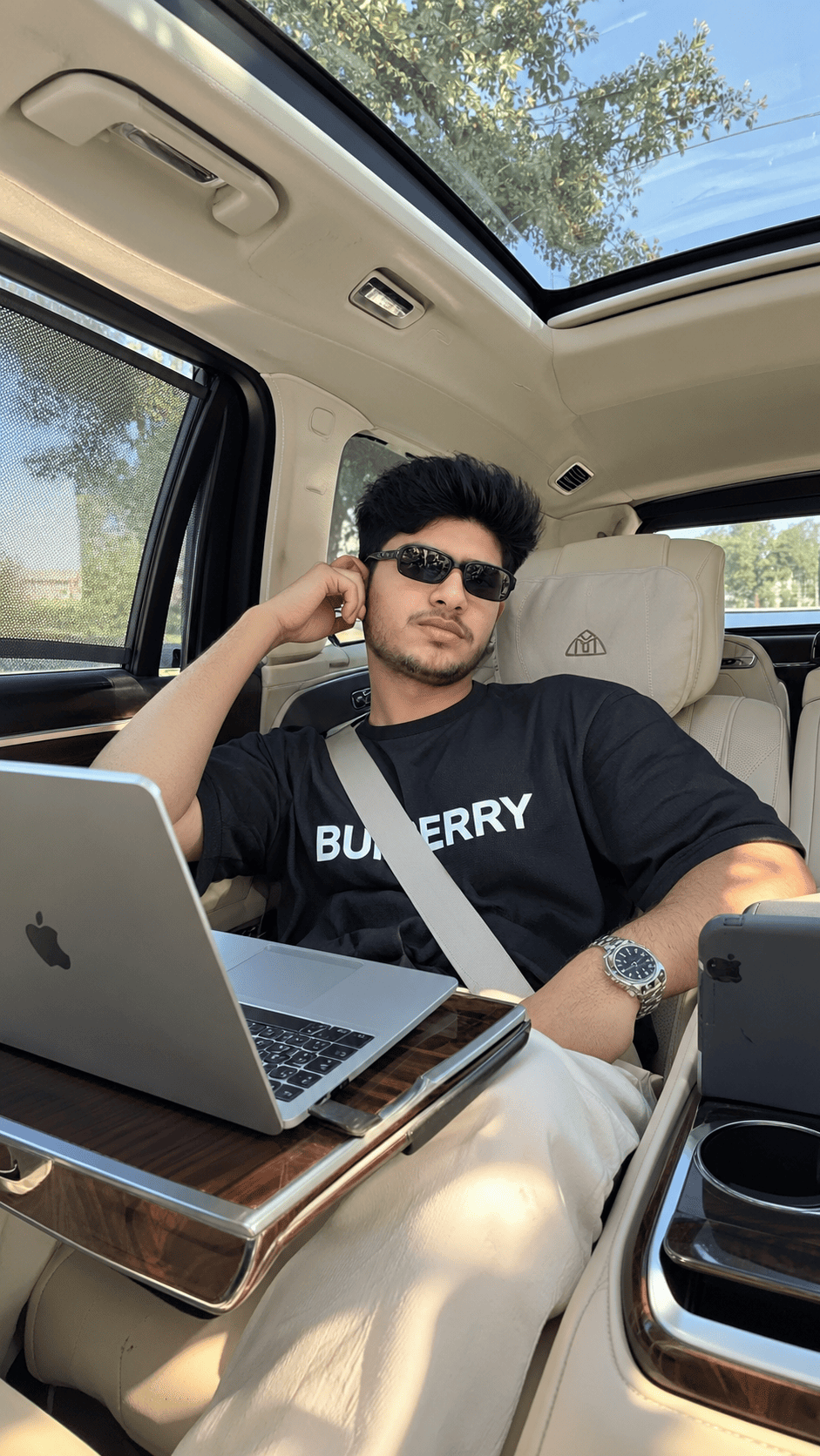 Luxury Maybach Lifestyle Boy AI Photo Prompt