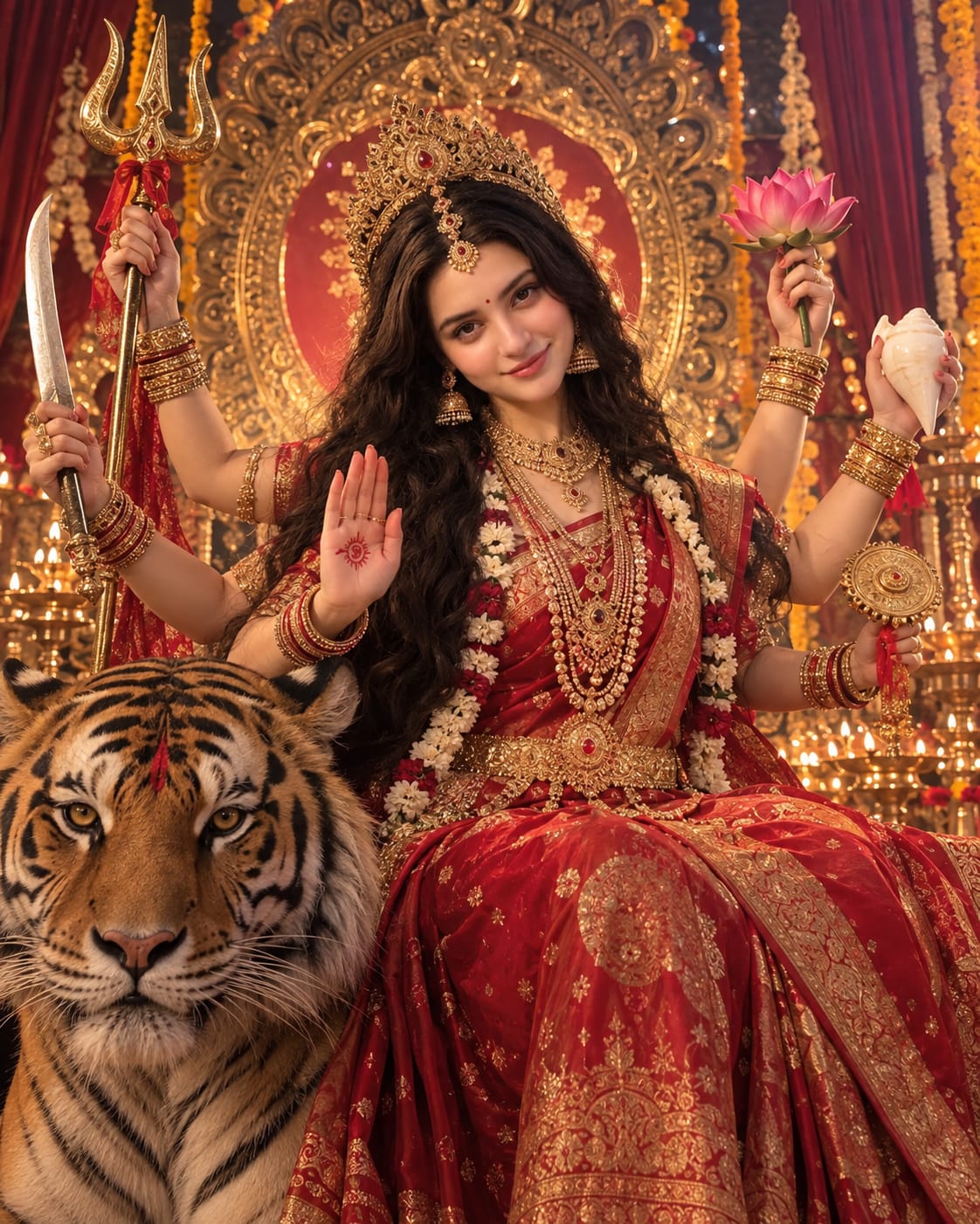 Durga Maa AI Image Prompt