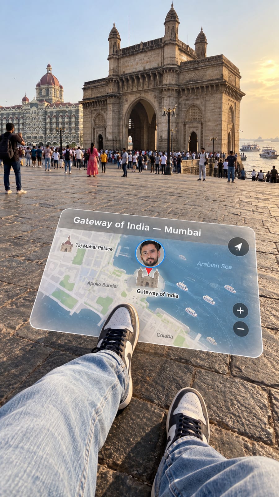 Travel Location Map Photo Prompt