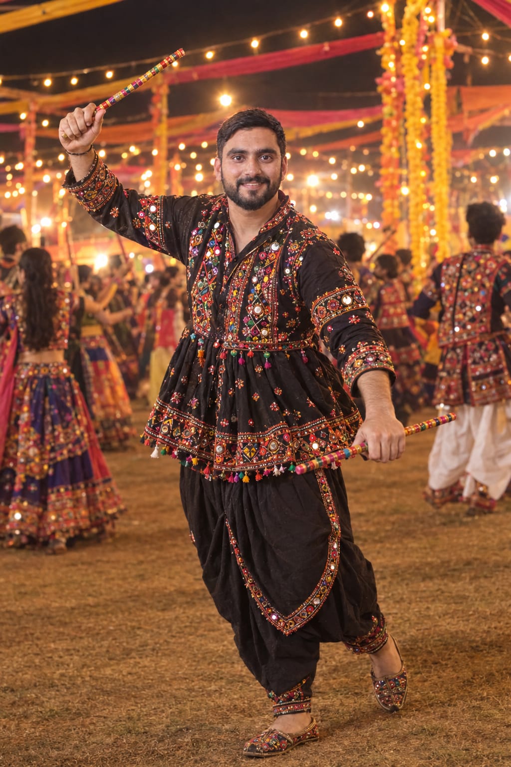 Garba Boy Dandiya Prompt