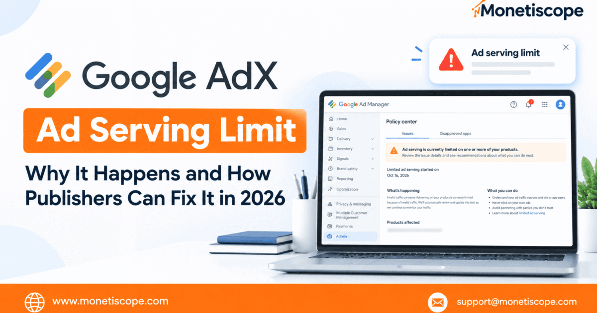 Google AdX Ad Serving Limit