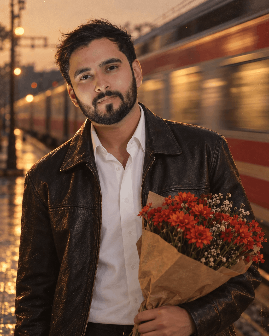 Cinematic Train Station Portrait