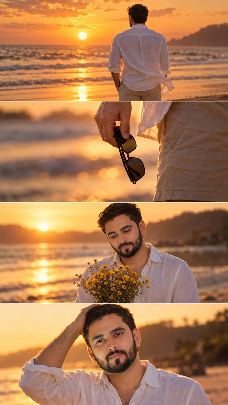 Golden Hour Beach Storyboard