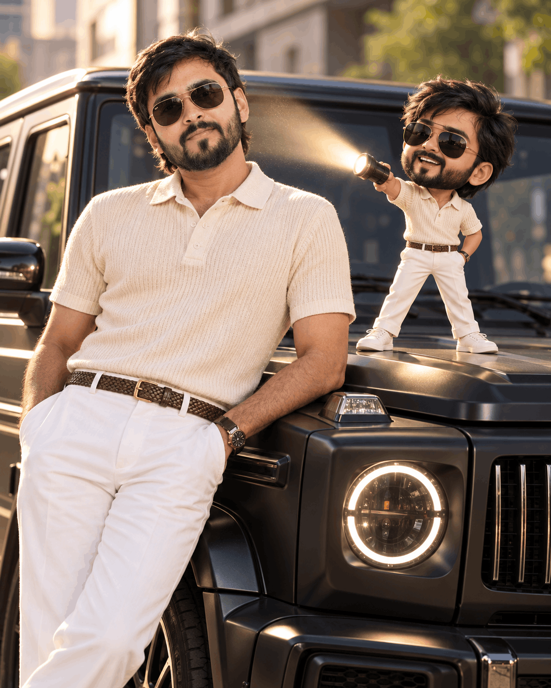 Golden Hour Mini-Me Adventure