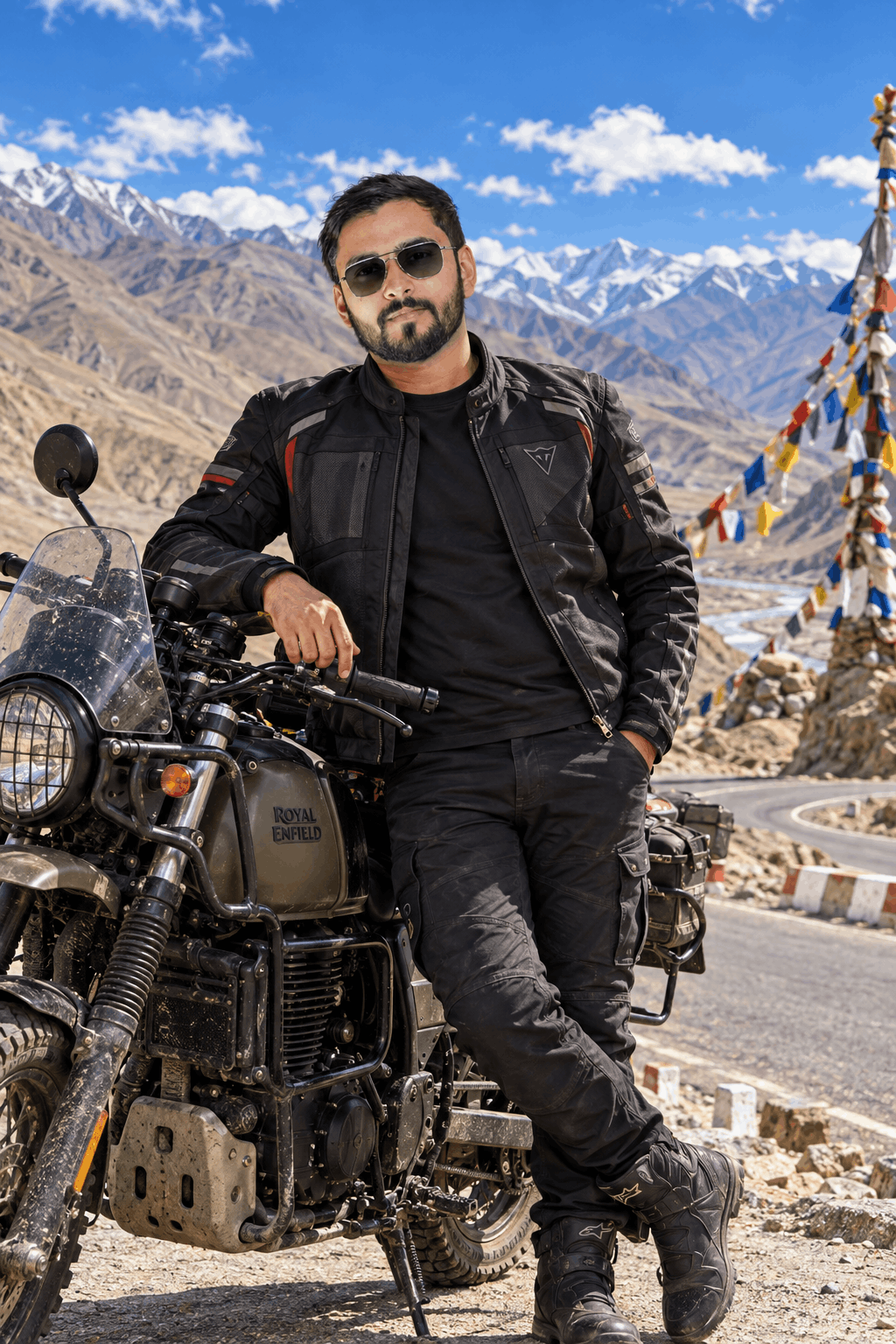 Mountain Rider at the High Pass
