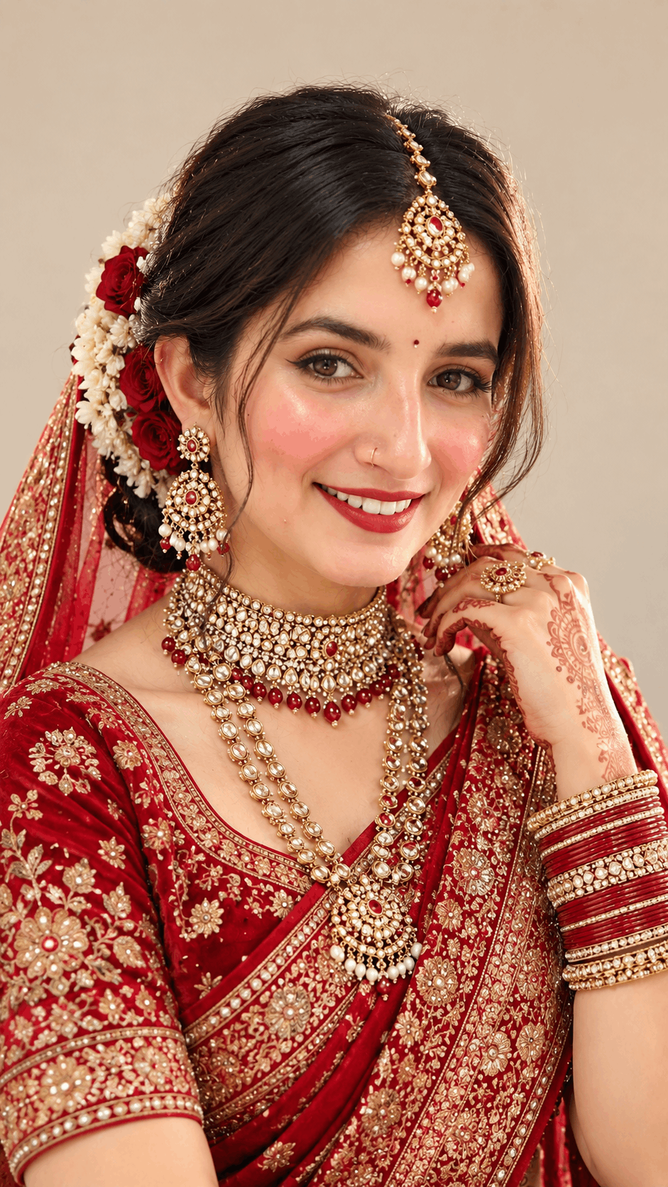 Royal Red Bridal Elegance