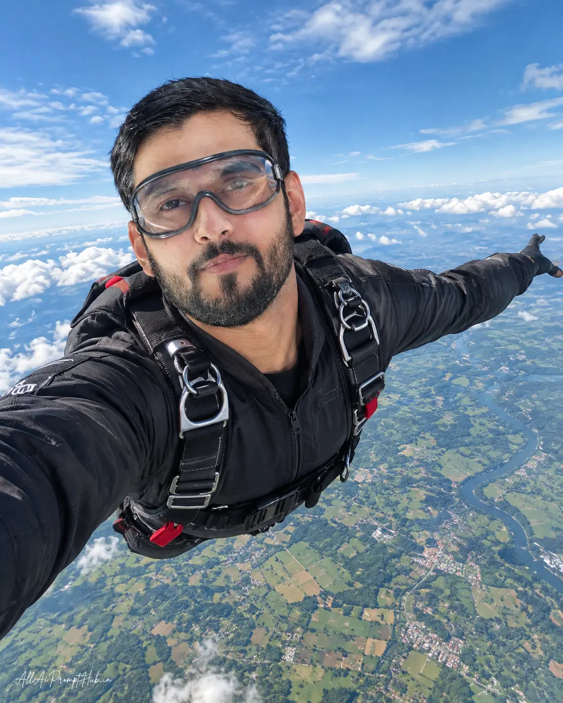 Skydiving Boy Image