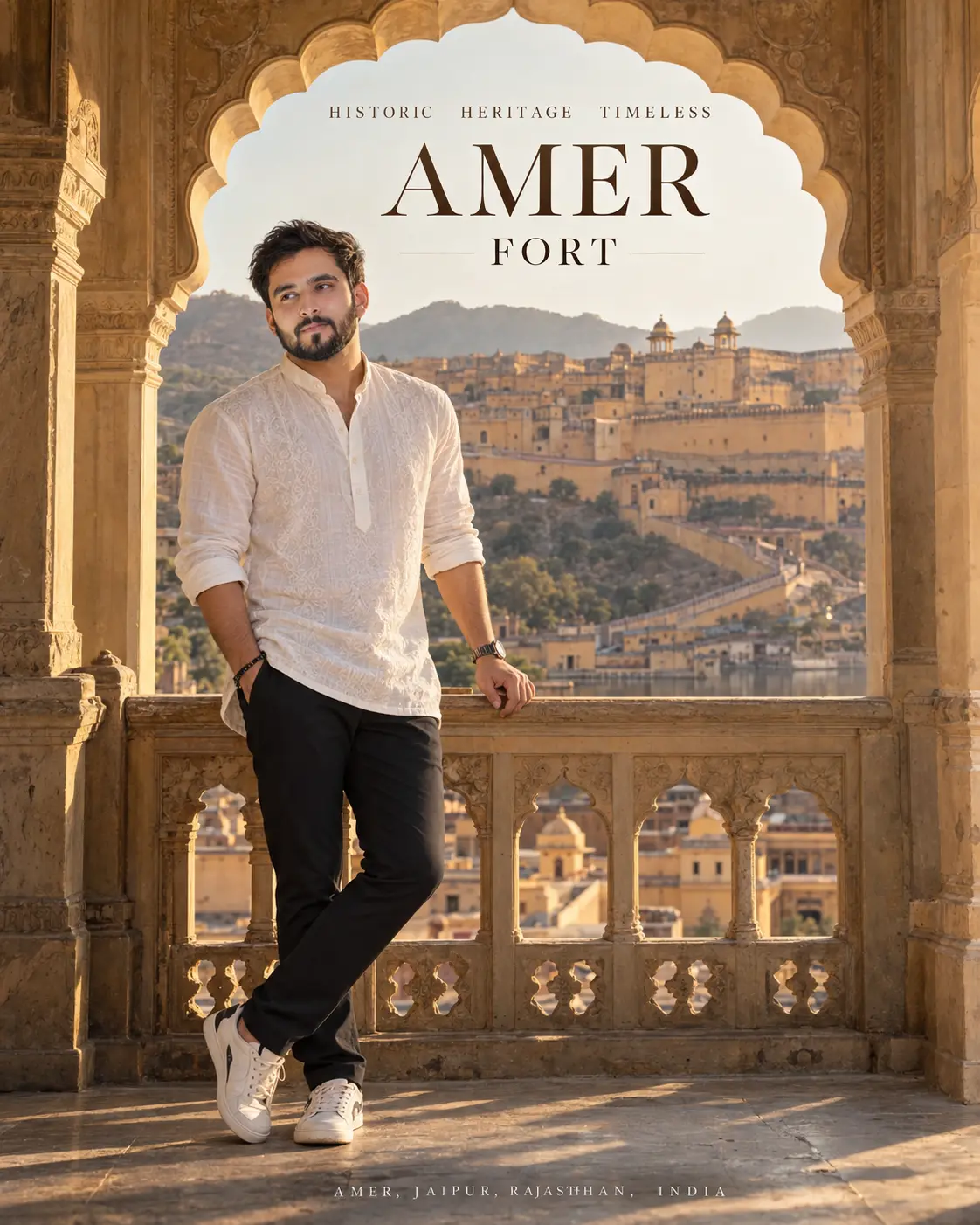 Timeless Amer Fort at Golden Hour